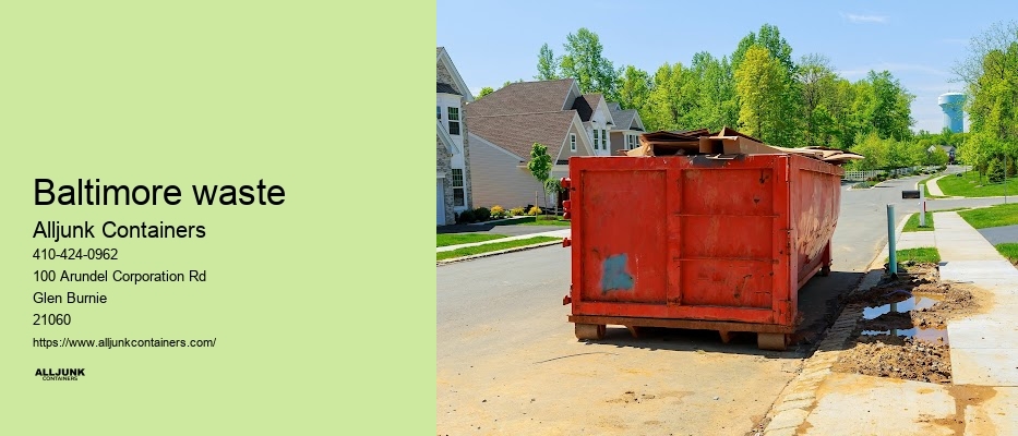 Dumpster rentals Baltimore