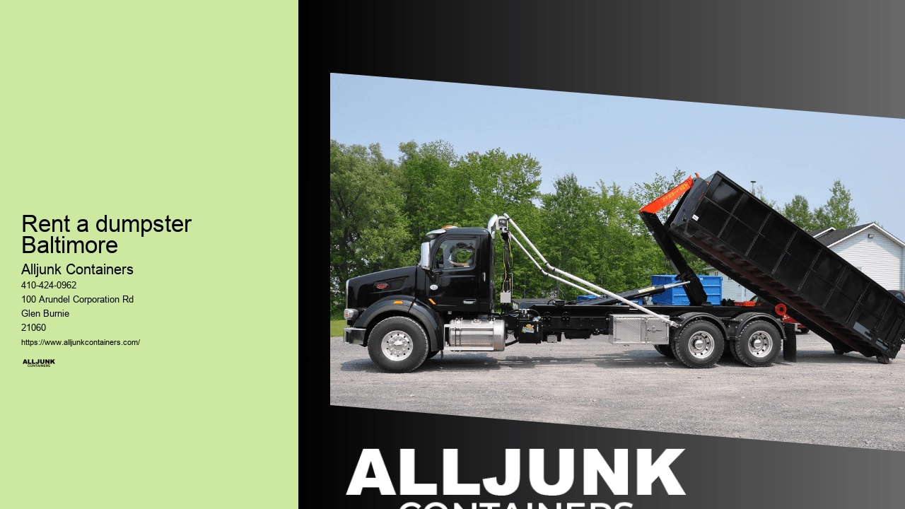Rent a dumpster Baltimore