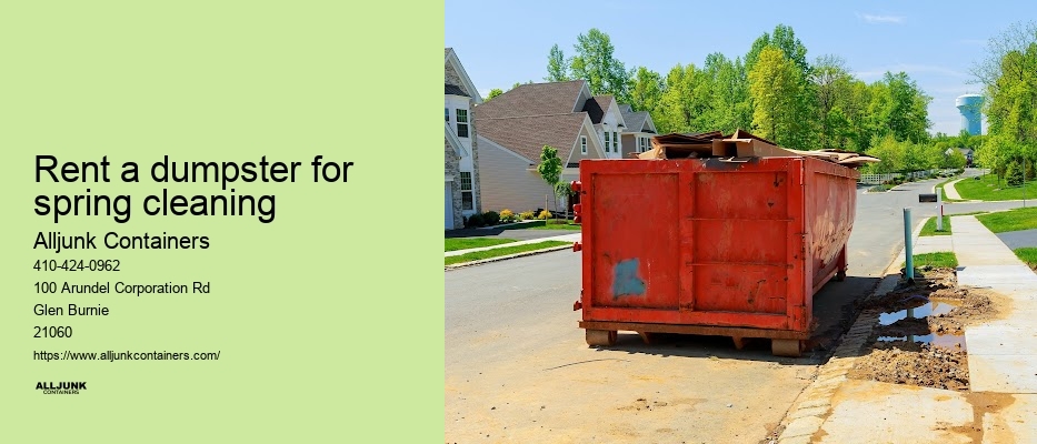 Construction dumpster sizes